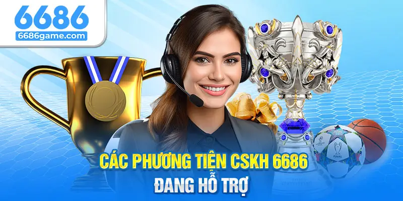 Các phương tiện CSKH 6686 đang hỗ trợ