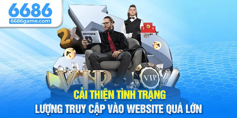 Lượng truy cập vào trang quá lớn nên cần bảo trì